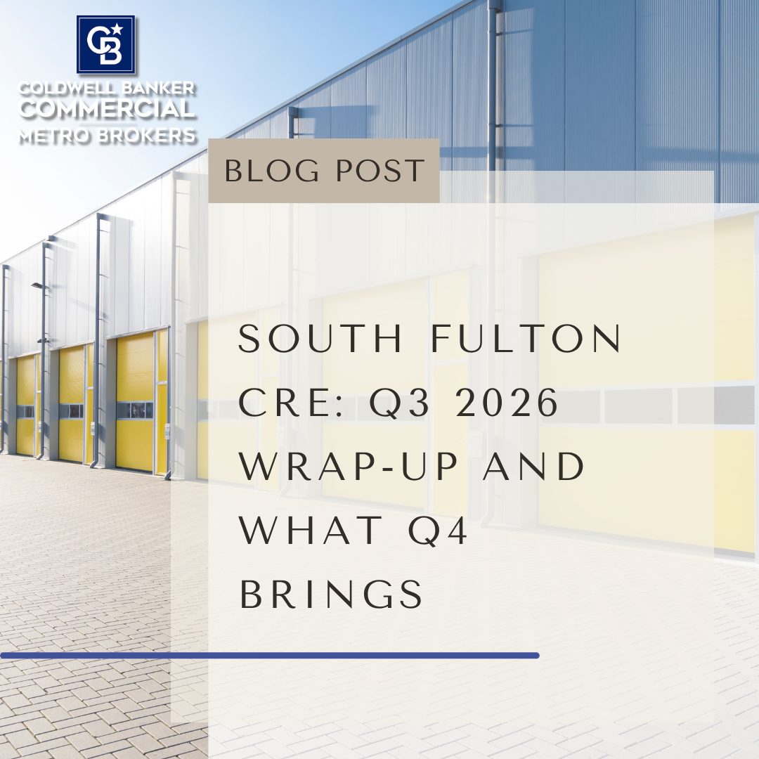 South Fulton commercial real estate corridor map showing Q3 2026 cap rate and rent data